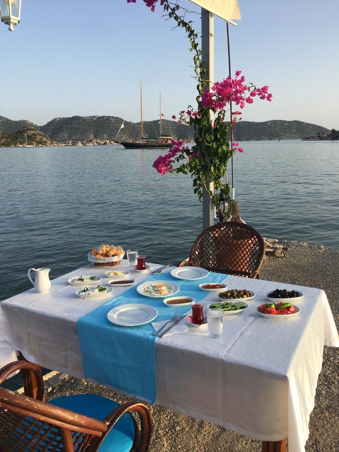 Kekova Theimussa Hotel Kaleucagiz ภายนอก รูปภาพ